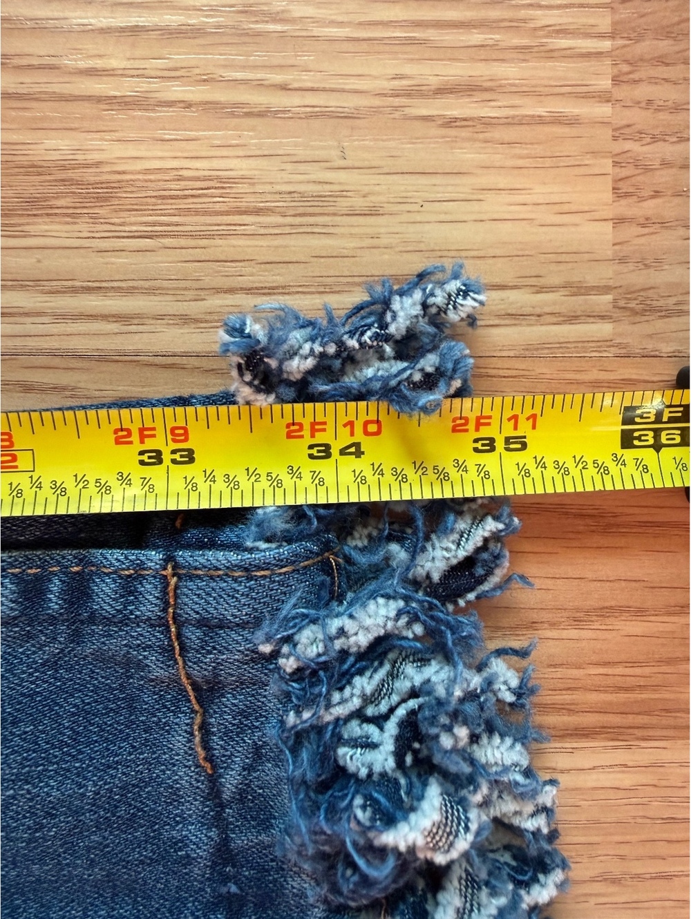 Custom Wide leg Wrangler Western Riding Jeans Size 11/12x34 - Picture 5 of 5